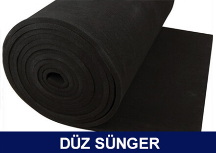 Yanmaz Akustik Düz Sünger
