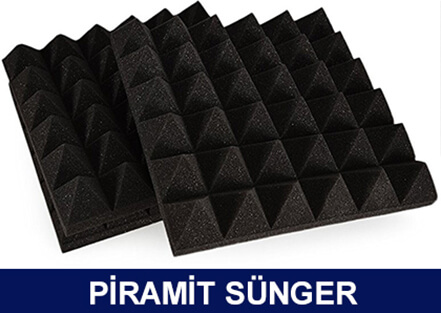 Yanmaz Akustik Piramit Sünger
